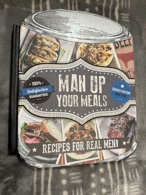 Man Up Your Meals Recipe - Vintage Kitchen Recipe Book